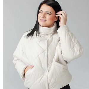 Jenna Dolman Puffer Jacket – Pumice – Size Medium (Runs Large)